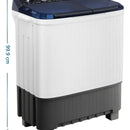 Lavadora Mabe Semiautomática Dos Tinas 16 Kg (35 Lb) Blanca Blanco