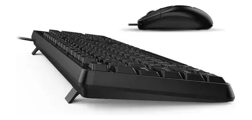 Combo Teclado Y Mouse Ergonómico Genius Km-170 Conexión Usb Negro