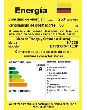 Estufa Romero Reflex Haceb 50 Cms Gas Propano Negro