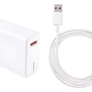 Cargador Celular Tipo C 67w Cable Carga Rápida Usb Teléfono Blanco