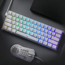 Teclado Mecánico Redragon Dragonborn K630w Red Switch Color Del Teclado Blanco Idioma Inglés Us