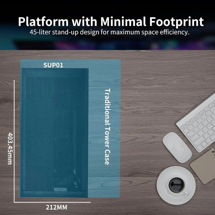 Lian Li Sup 01-45l Caja Vertical Con Enfriamiento Directo
