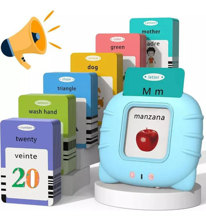 Lector Tarjetas Interactivas Educación Temprana Español-ingl Azul, Rosa