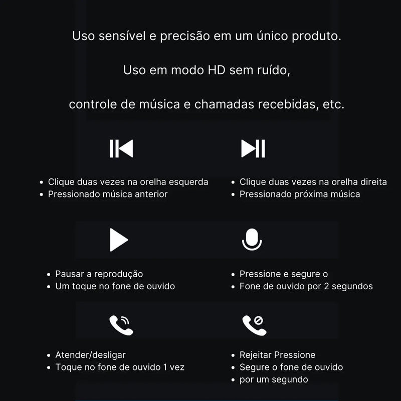 Auriculares inalámbricos Bluetooth 5.3 M45 con cancelación de ruido Power Back