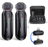 Micrófono Inalámbrico Vimai M8 Solapa Dual iPhone/USB-C Cancelación Ruido