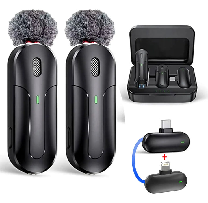 Micrófono Inalámbrico Vimai M8 Solapa Dual iPhone/USB-C Cancelación Ruido