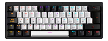 Teclado Gamer Mecánico Zifriend Ag61 Español Black Switches Retroiluminado Rainbow 62 Teclas 60% Compacto Interruptores Intercambiables En Caliente Hot Swap