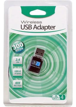 Tarjeta De Red Wifi Adaptador Usb Inalámbrico 300m Wd-3505b