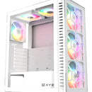 Chasis Gamer Xyz Airone 100 - Blanco , X6 Fans Argb
