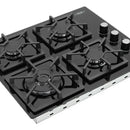 Estufa De Empotrar Tandoori Cristal Gas Natural Haceb 9002295 Color Negro