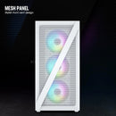 Vetroo M05 Micro Atx Caja De Pc Para Computadora Con Puerta White
