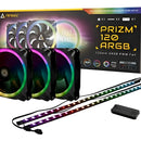 Kit Ventiladores Antec Argb 120mmx3/2xtiras/controlador