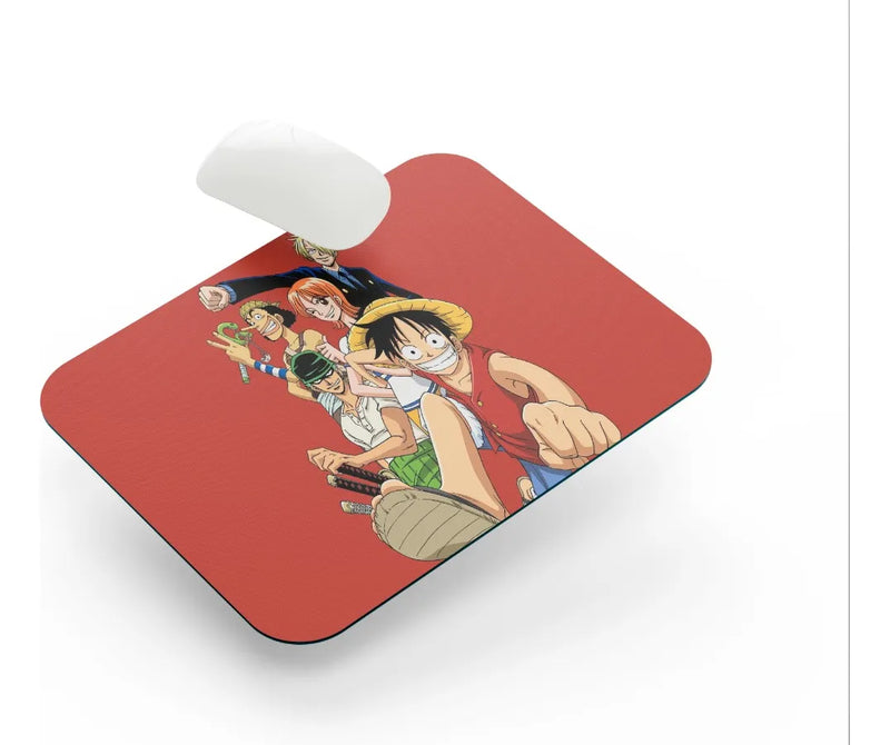 One Piece Anime Mouse Pad Personalizado + Obsequio Blanco