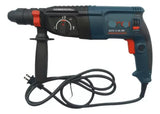 Taladro Demoledor Rotomartillo Power Doble Madril 800w Sds Azul