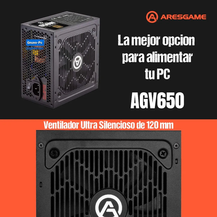 Fuente Poder 650w Reales 80 Plus Bronce Power Supply 650 W Negro