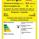 Nevera Lg Top Freezer 374 Lt Door Cooling Thinq Negro Mate