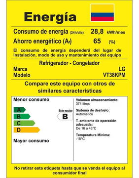 Nevera Lg Top Freezer 374 Lt Door Cooling Thinq Negro Mate