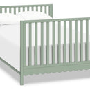 Davinci Sammy Scallop - Cuna Convertible 4 En 1 En Salvia C. Color Negro