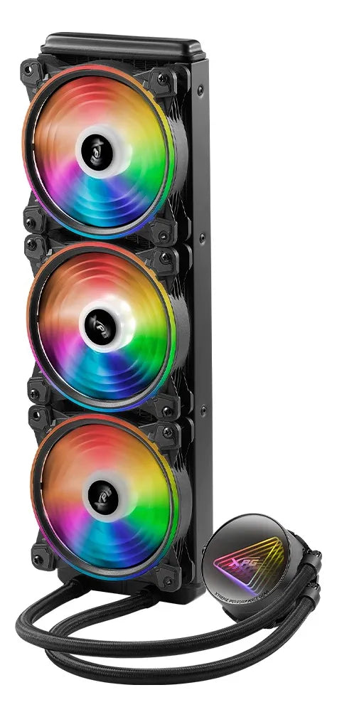 Refrigeración Liquida Xpg Levante X 3600 3 X 120mm Led Rgb