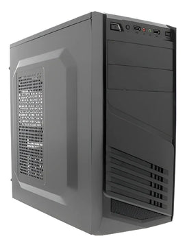 Chasis Mini Atx Xtech Xtq200 Con Fuente Genérica 600w Color Negro
