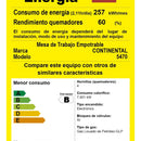 Estufa De Empotrar Vidrio Parrilla Hierro Fundido 5470 Gas Propano