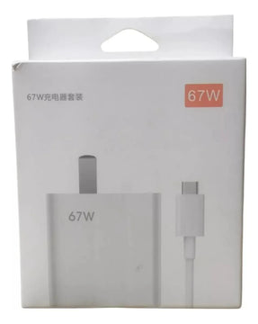Cargador Celular Tipo C 67w Cable Carga Rápida Usb Teléfono