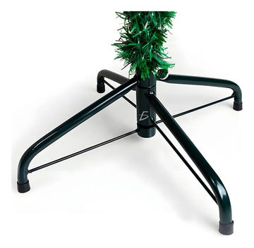 Árbol Navidad Pino Artificial Navideño Piñas Escarcha 2.1m Color Verde
