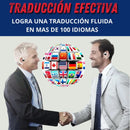 Auriculares Audifonos De Traduccion Simultanea De Idiomas Negro