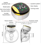 Extractor Leche Materna Eléctrico Silencioso Bebe