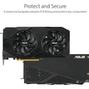 Tarjeta de video Nvidia Asus Dual GeForce RTX 20 Series RTX 2060 OC Edition 6GB