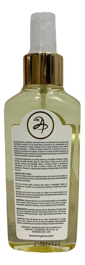 Óleo Antiedad Facial Y Corporal - mL Momento de aplicación Día/Noche Tipo de piel Seca y Normal