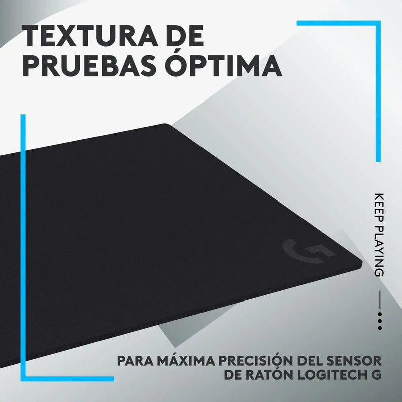 Alfombrilla Gamer Logitech G740 / Pad Mouse L, 460x400x5mm Negro