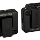 Micrófonos Rode Wireless GO II Condensador Omnidireccional color negroS