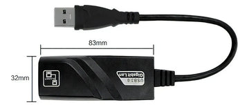 Adaptador Rj45 Usb 3.0 Gigabit Ethernet 10/100mbps