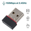 Antena Usb Wifi Tarjeta Nano Adaptador 150mbps 802.11n Pc