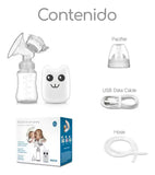 Extractor Leche Materna Electrico Libre Bpa + Tetero Mimaito