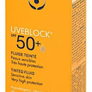 Uveblock 50+ Muy Alta Protección Solar Fluido Con Color