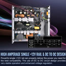 Fuente De Poder Thermaltake Smart W3 Snow 700 Vatios Blanca Blanco