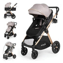 Cochecito De Bebé Convertible 6 En 1 Con Modo Moisés