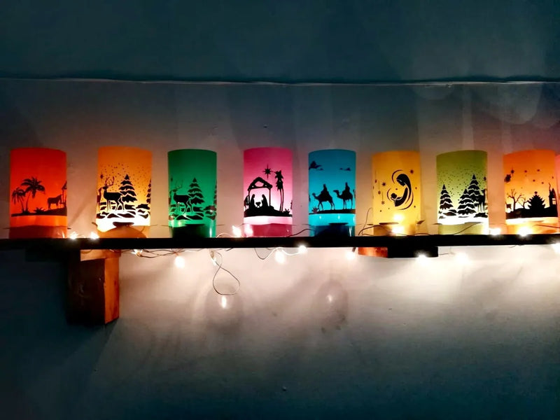 Luz Led Navidad + Faroles Navideños