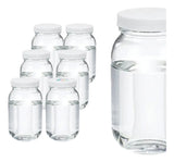 6 Frascos Envase Vidrio Almacenar Leche Materna 8 Oz