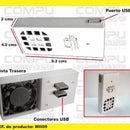 Disipador De Calor Para Nintendo Wii Ref Wii09 Computoys Sas