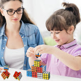 Llavero X 12 Cubo Rubik Pequeño Piñata Negocio Sorpresas Estructura Stiker 3x3 Docena