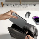 Teclado Inalambrico Bluetooth Plegable Para Pc Cel Letra Ñ Teclado Gris Idioma Inglés Internacional