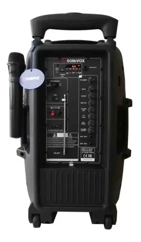 Parlante Cabina Sonivox 12 Pulgadas + Tripode Negro