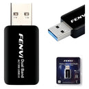 Mini adaptador Wi-fi inalámbrico USB de doble banda Fenvi Ac1300