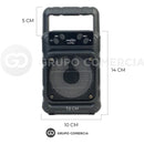 Parlante Pequeño Bluetooth , Usb Y Radio Recargable Negro