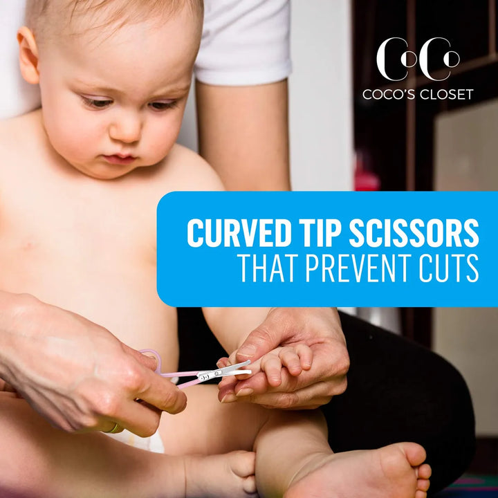Tijeras Para Bebe Con Puntas Redondeadas Cortaunas De Segu