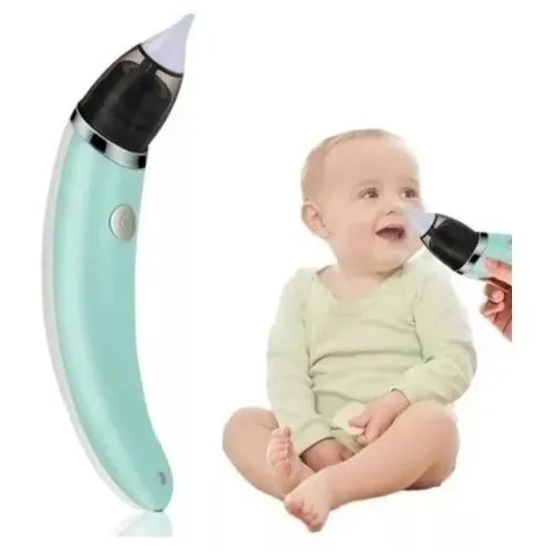 Aspirador Nasal Para Bebes, Sacamocos, Extractor Electrico Verde