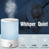 Humidificadores De Niebla Fría Saludable Para Dormitorio Blanco